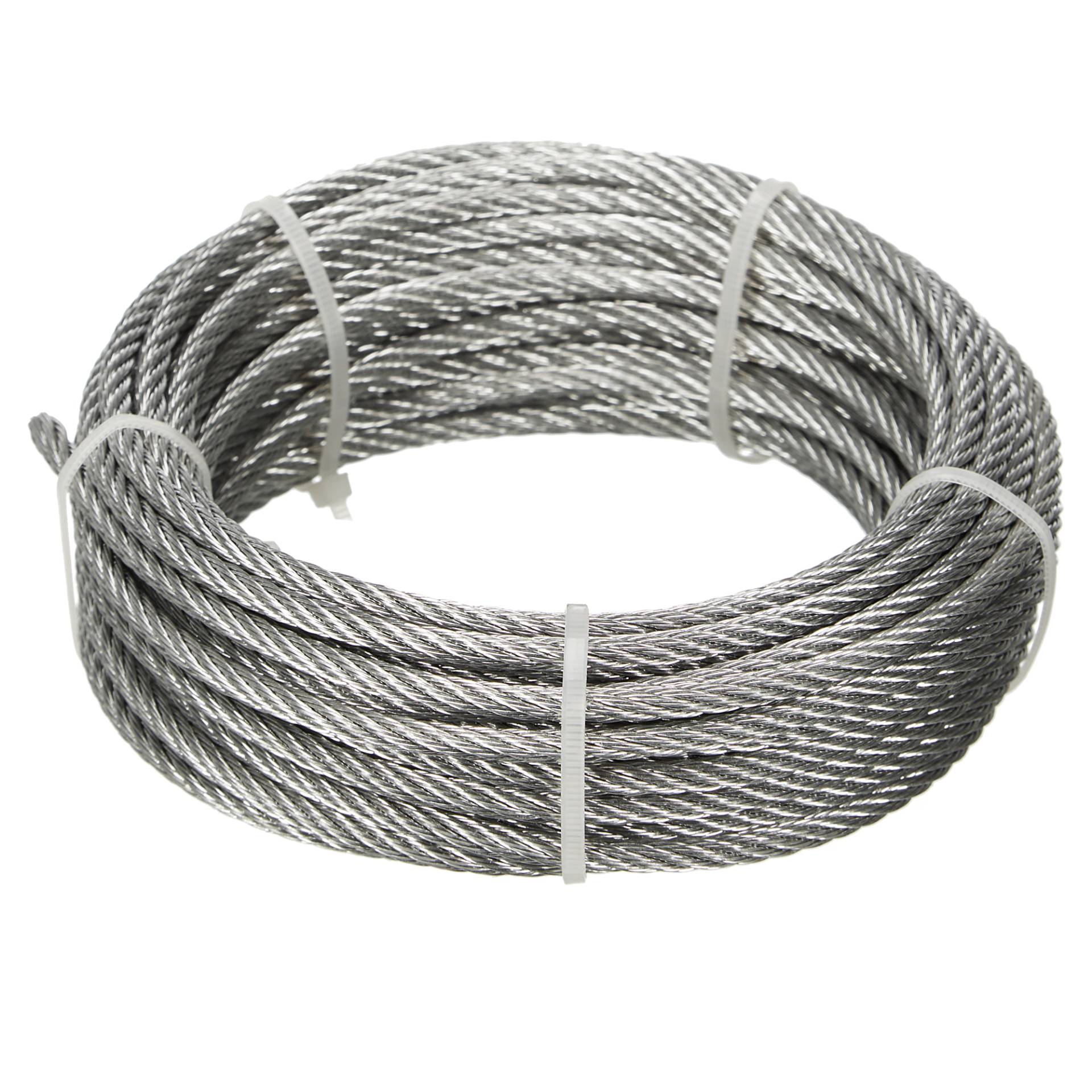 Pösamo Drahtseil Stahl verzinkt Ø 4 mm x 10 m von Pösamo