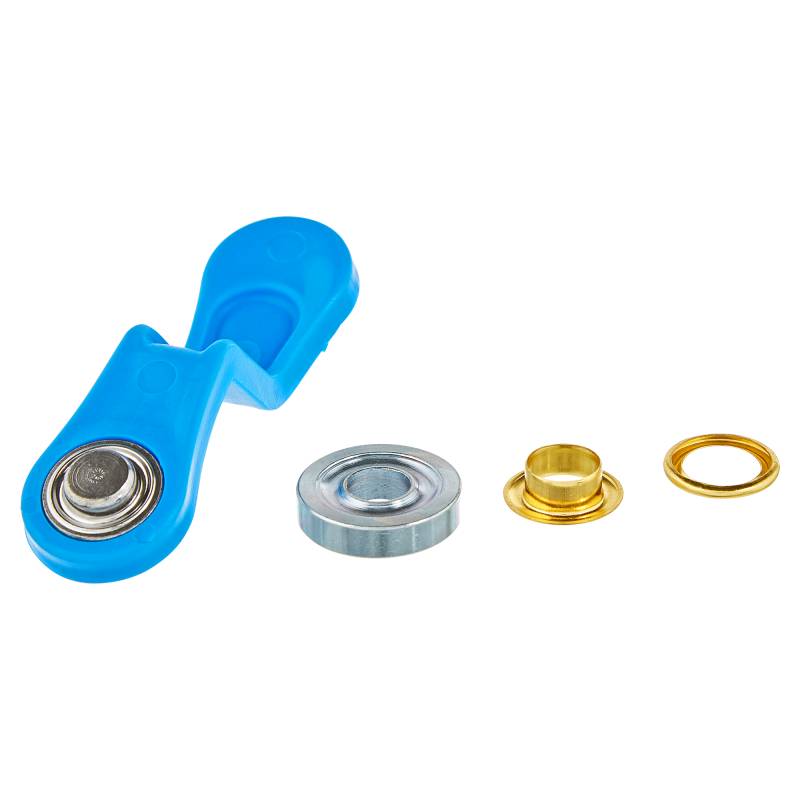 Pösamo Ösen mit Scheiben Messing golden Ø 11 mm 18 Stück von Pösamo