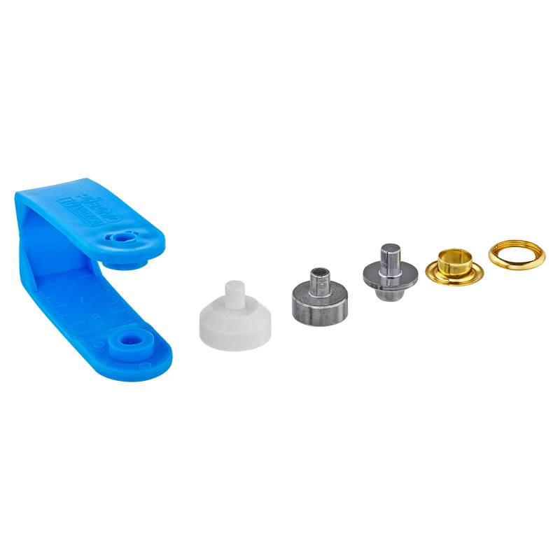 Pösamo Ösen mit Scheiben Messing golden Ø 8 mm 30 Stück von Pösamo