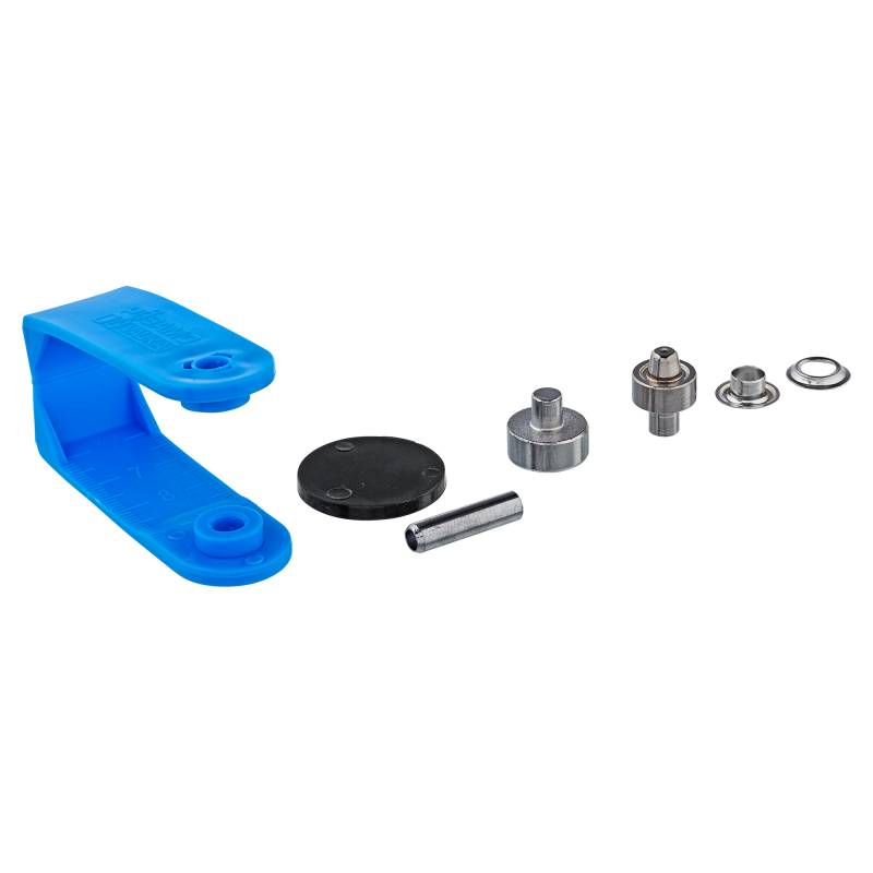 Pösamo Ösen mit Scheiben Messing vernickelt Ø 5 mm 45 Stück von Pösamo