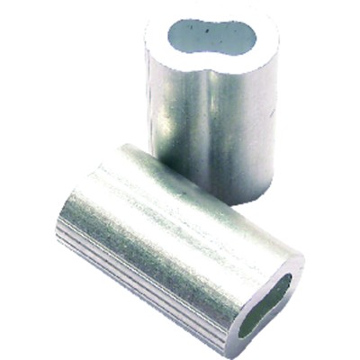 Pressklemmen für Drahtseil ø4,0mm Aluminium Pressklemmen für Drahtseil ø4,0mm Aluminium von Pösamo