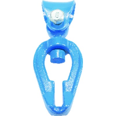 Seilgleitbeschlag 7/8 GK10 Stahl-blau drehbar von Pösamo