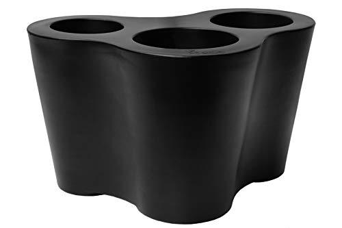 Poetic Garten Set 3 Blumentöpfe anthrazit 88,2 x Größen Variante 61.3 x 50 cm von Poétic