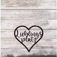 Bergliebe Wandhänger Herz Lieblingsplatz | Acryl Wanddeko Dekoschild Garten Schwarz Ca. 25, 5 X 25 cm Pohmer Design Bergliebe Wandhänger Herz Lieblingsplatz | Acryl Wanddeko Dekoschild Garten Schwarz Ca. 25, 5 X 25 cm Pohmer Design von PohmerDesign