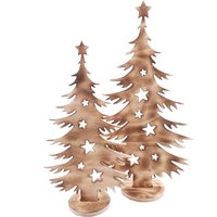 Dekobäume Im 2Er Set Moderne Weihnachtsdekoration Weihnachtsbaum Rustikal Vintage Geflammt Holz 53, 5x30 cm 43, 5x24 Pohmer Design Dekobäume Im 2Er Set Moderne Weihnachtsdekoration Weihnachtsbaum Rustikal Vintage Geflammt Holz 53, 5x30 cm 43, 5x24 Pohmer Design von PohmerDesign
