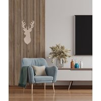 Dekohirsch Natur Wanddeko 3D-Deko Hirsch Holz Dekoartikel 54 X 26, 5 cm Pohmer Design Dekohirsch Natur Wanddeko 3D-Deko Hirsch Holz Dekoartikel 54 X 26, 5 cm Pohmer Design von PohmerDesign