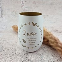 Geburtswindlicht Personalisiert | Geburt Erinnerungslicht Geschenk Taufe Windlicht Kerzenhalter Teelichthalter Pohmer Design Geburtswindlicht Personalisiert | Geburt Erinnerungslicht Geschenk Taufe Windlicht Kerzenhalter Teelichthalter Pohmer Design von PohmerDesign