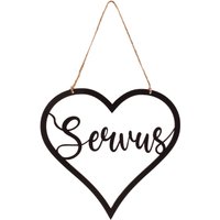Wandhänger Herz Servus | Acryl Wanddeko Dekoschild Garten Schwarz Ca. 25, 5 X 25 cm Pohmer Design Wandhänger Herz Servus | Acryl Wanddeko Dekoschild Garten Schwarz Ca. 25, 5 X 25 cm Pohmer Design von PohmerDesign