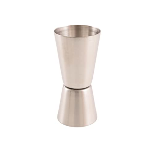 A'Domo Jigger, Stainless Steel, Silbergrau, 30/50ML von Point-Virgule