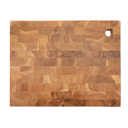 Point-Virgule Schneidebrett aus Teakholz 40x30x2cm von Point-Virgule