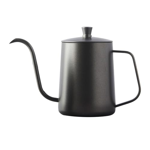 Point Virgule Tee- und Kaffeekanne aus Edelstahl schwarz 600ml von Point-Virgule