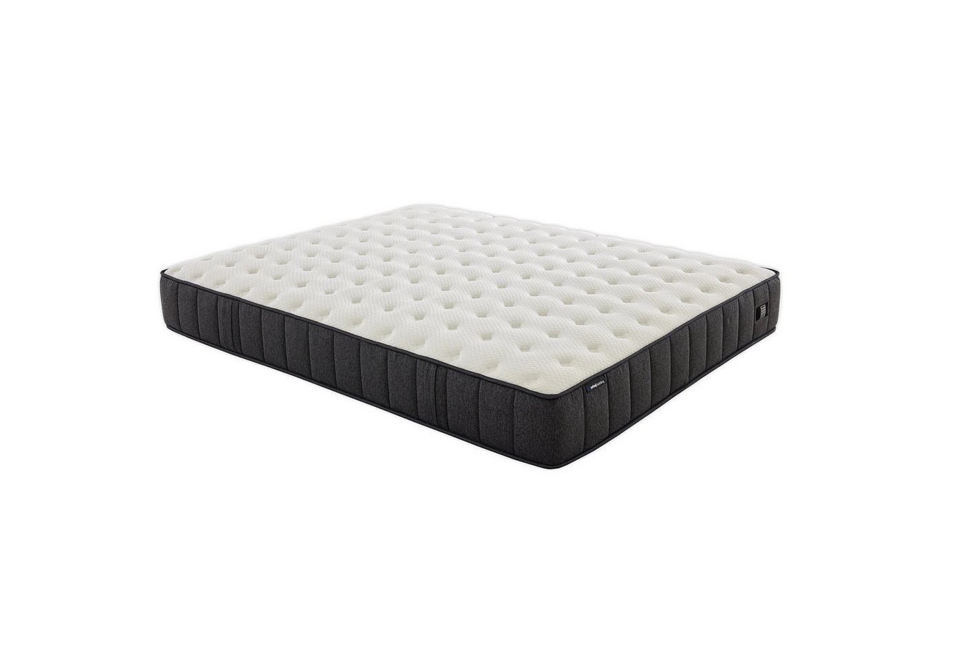 Taschenfederkernmatratze Yatas Bedding, Ionic Energy matratze, Einseitige Matratze, 29 cm hoch, Pointhome, H3, Gestrickter Stoff, Internationalem Woolmark®-Zertifikat von Pointhome