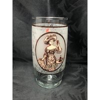 Gibson Girl Pepsi Cola Glas von PoisonAppleVintage