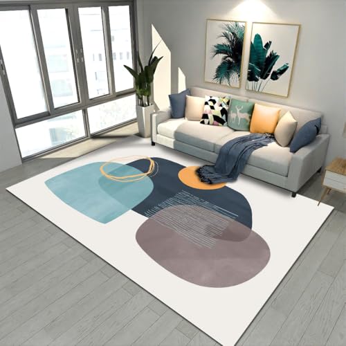 Poisrien Teppich Wohnzimmer Waschbar 80 x 120 cm, rutschfest und Weich, ideal für Schlafzimmer, Küche, Bad, Büro, Flur, Esszimmer Moderne Abstrakte Tintenfarbe Poisrien Teppich Wohnzimmer Waschbar 80 x 120 cm, rutschfest und Weich, ideal für Schlafzimmer, Küche, Bad, Büro, Flur, Esszimmer Moderne Abstrakte Tintenfarbe von Poisrien