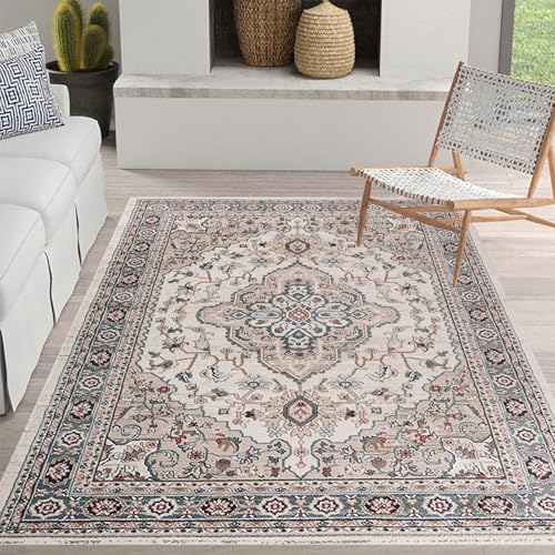 Poisrien Teppich Wohnzimmer Waschbar 80 x 160 cm, Anti-Rutsch und Weich, Schlafzimmer Bettvorleger für Küche, Esszimmer, Arbeitszimmer Ethnisches Blumengrau Poisrien Teppich Wohnzimmer Waschbar 80 x 160 cm, Anti-Rutsch und Weich, Schlafzimmer Bettvorleger für Küche, Esszimmer, Arbeitszimmer Ethnisches Blumengrau von Poisrien