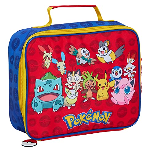 Pokemon Lunchtasche für Kinder, Pikachu Schule, isolierte Luchbox mit Flaschenhalter von Pokémon