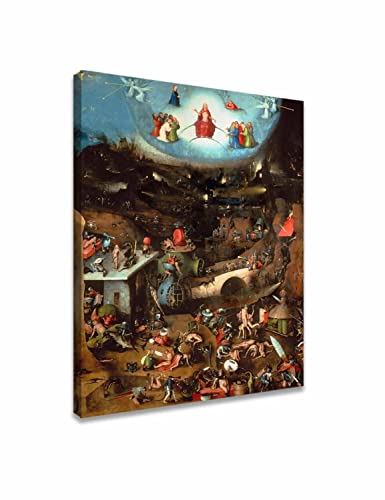 Das Jüngste Gericht, Mitteltafel von Hieronymus Bosch Poster Wanddecoratie voor Slaapkamer Decoratie Thuis Decoratie Kunstdruk Woonkamer Bild Auf Leinwandbild gerahmt (50x65cm20x26inch) von Pol-Hal-Kee