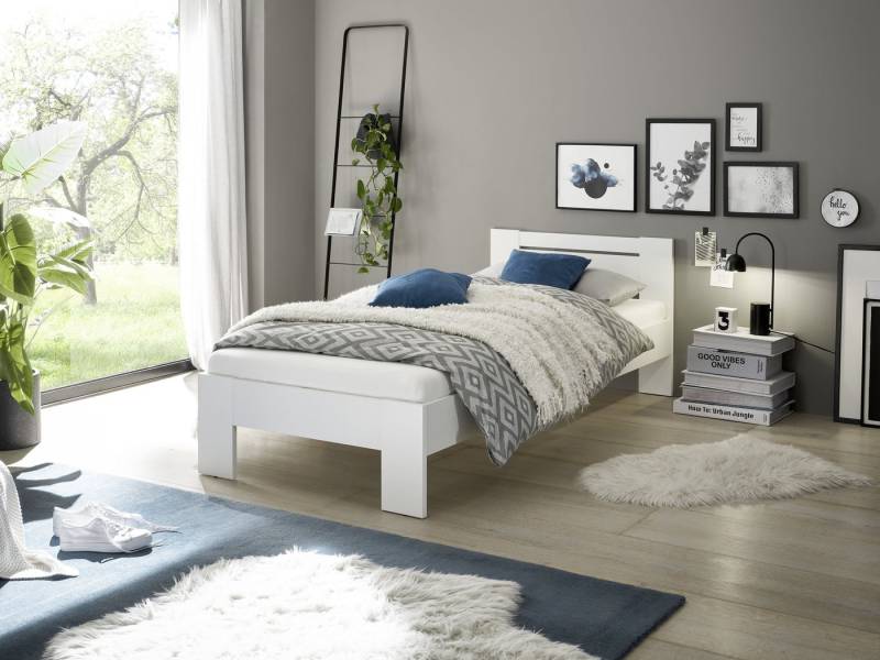 Pol-Power Bett in Weiß. Abmessungen (BxHxT) 95x71x204 cm von Pol-Power