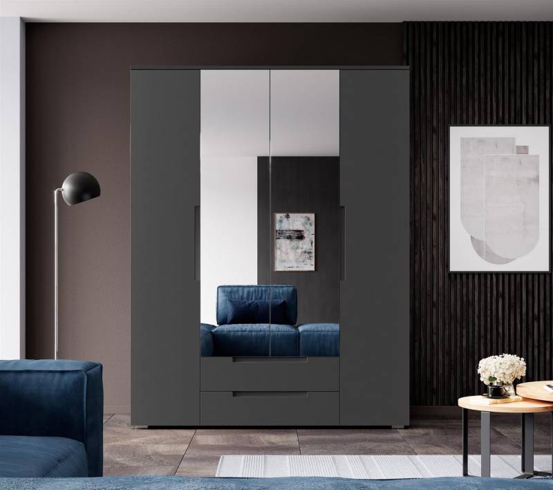 Pol-Power Kleiderschrank 160 x 208 x 57 cm (B/H/T) von Pol-Power