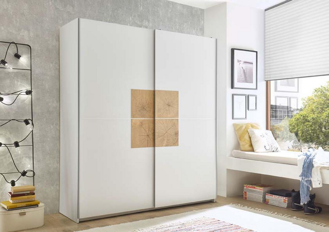 Pol-Power Kleiderschrank 170 x 195 x 59 cm (B/H/T) von Pol-Power
