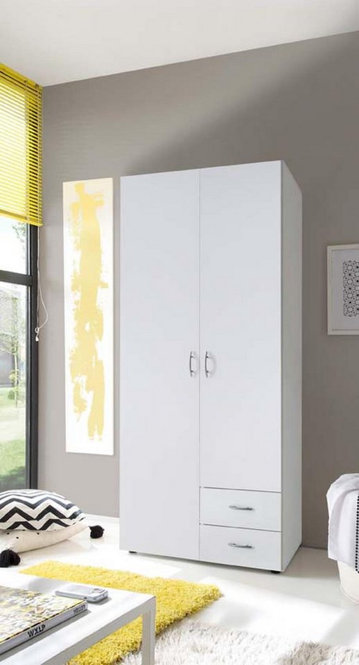 Pol-Power Kleiderschrank 81 x 176 x 51 cm (B/H/T) von Pol-Power