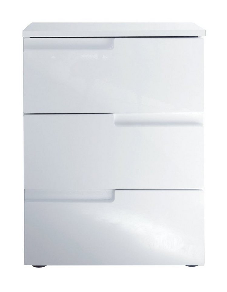Pol-Power Nachtkommode Nachttisch SPICE, Weiß Hochglanz, Breite 46 cm, mit 3 Schubladen Pol-Power Nachtkommode Nachttisch SPICE, Weiß Hochglanz, Breite 46 cm, mit 3 Schubladen von Pol-Power