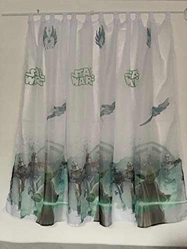 Voile-Vorhang Star Wars Jedi mit Schlaufen, 2 x 75 cm, 200 Stück von Poland