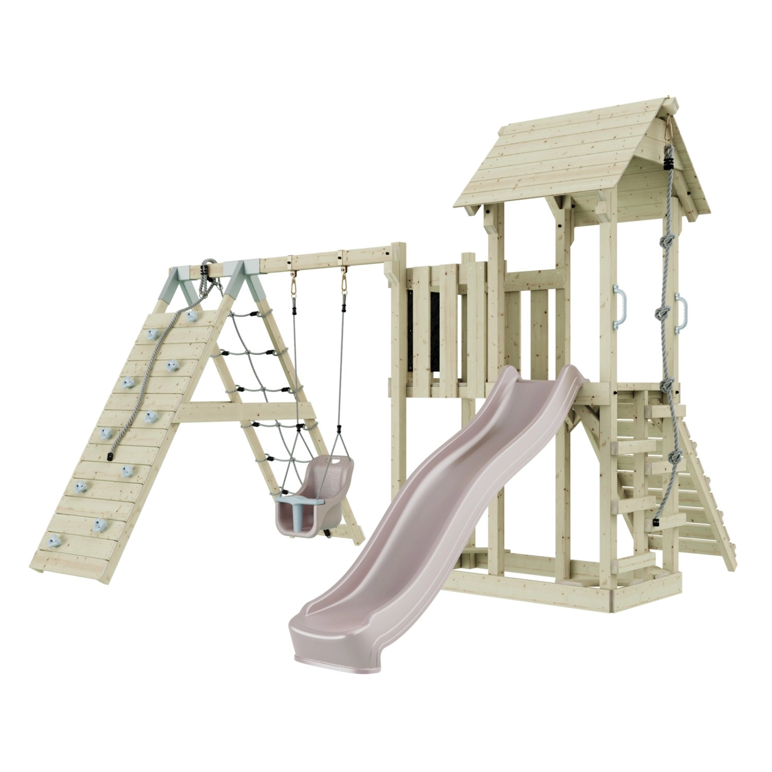 PolarPlay Babyschaukel Farö Altrosa von Polar Play