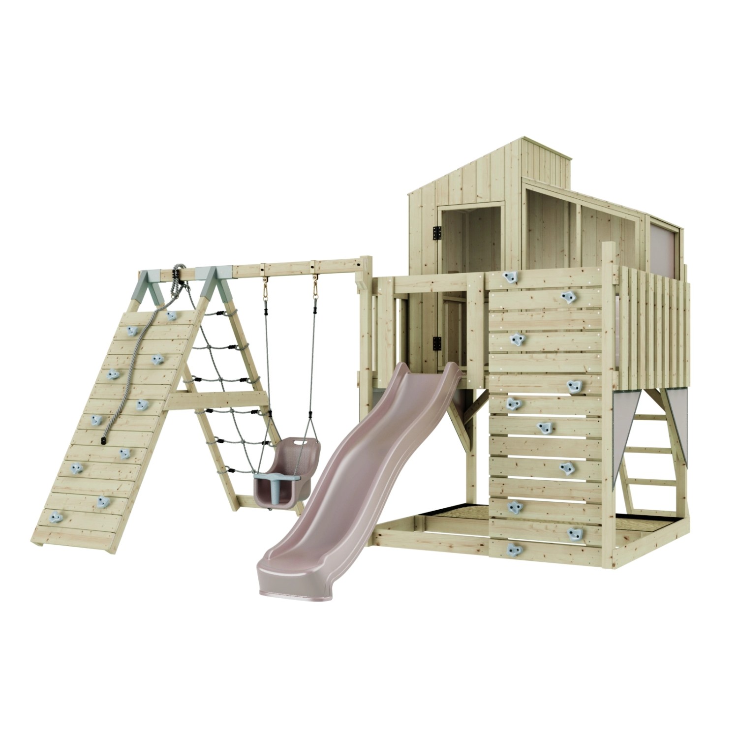 Babyschaukel Altrosa von Polar Play