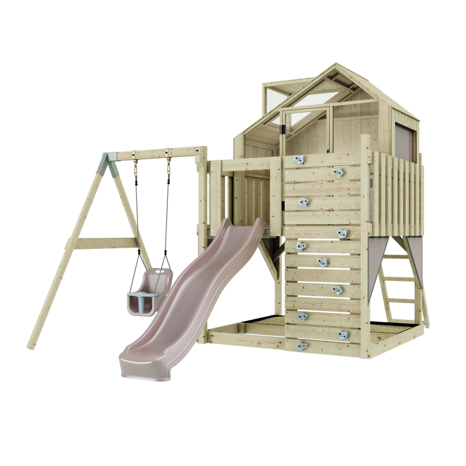Babyschaukel Altrosa von Polar Play