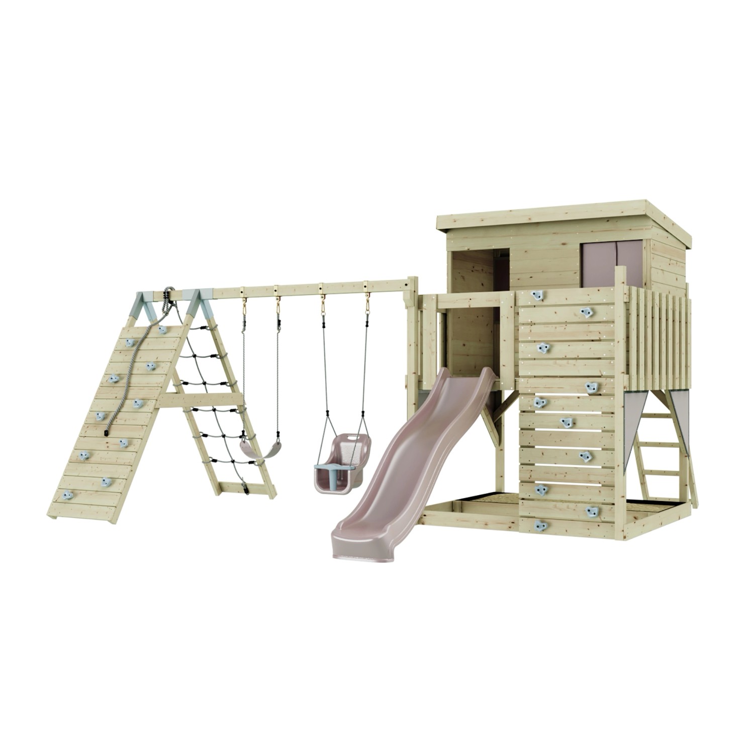 PolarPlay Spielturm Aksel Altrosa von Polar Play