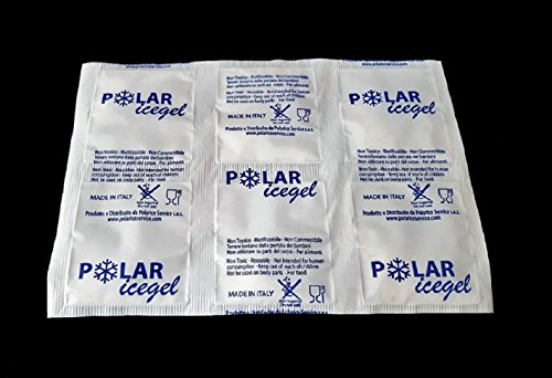 Ghiaccio sintetico in confezione da 25 fogli da 6 cellette inattivate Dim. cm. 15x10.Made in Italy. Ghiaccio sintetico in confezione da 25 fogli da 6 cellette inattivate Dim. cm. 15x10.Made in Italy. von Polarice Service