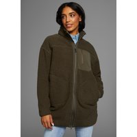 Polarino Fleecejacke, Oversize, atmungsaktiv, schnell trocknend von Polarino