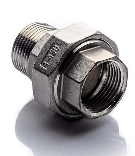 Nippelschraube 2" rostfrei BSP Doppelschalter Rostfrei Schraube union 316L Niederländer Säurebeständig Außen-Innengewinde weiblich Standard Polnisch Nippelschraube 2" rostfrei BSP Doppelschalter Rostfrei Schraube union 316L Niederländer Säurebeständig Außen-Innengewinde weiblich Standard Polnisch von Polberis