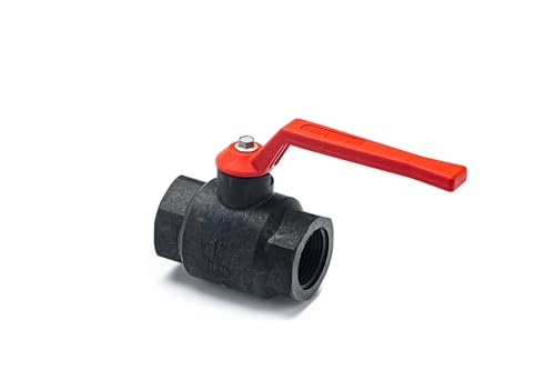 POLBERIS 1" Kunststoff PP Wasserhydraulisches Ventil GW Hebel mit Griff schwarz Kunststoff Gleichläufig Kugelhahn Zoll POLBERIS 1" Kunststoff PP Wasserhydraulisches Ventil GW Hebel mit Griff schwarz Kunststoff Gleichläufig Kugelhahn Zoll von Polberis