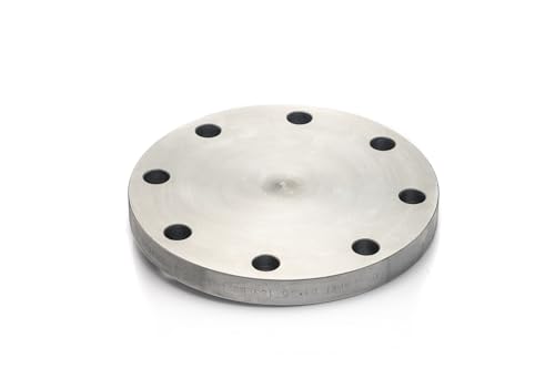 POLBERIS Blindflansch 4'' A105 150lb B16.5 BLIND Blindkappe Stahlscheibe Flansch BLIND Class150 CS A105 RF ASME B16.5 von Polberis