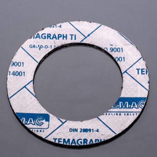 POLBERIS Dichtung DN32 2mm PN10/40 TEMAGRAPH Ti Graphit Flanschdichtung Flanschdichtung Flanschdichtung Unterlegscheibe POLBERIS Dichtung DN32 2mm PN10/40 TEMAGRAPH Ti Graphit Flanschdichtung Flanschdichtung Flanschdichtung Unterlegscheibe von Polberis