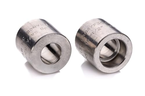 POLBERIS Halbmuffe 1" socket weld 304L kl.3000 coupling socked weld SW Kelchmuffe mit Nut Schweißer Druckkessel 1.4301 304L SA/304 POLBERIS Halbmuffe 1" socket weld 304L kl.3000 coupling socked weld SW Kelchmuffe mit Nut Schweißer Druckkessel 1.4301 304L SA/304 von Polberis