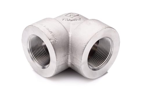 POLBERIS Knie 1/2'' BSP 316L 206bar Rp ISO-7 90st. kl.3000 DN15 Schweißgewinde 3M elbow FF ASME B16.11 Winkelstück L Säure Rostfrei Inox POLBERIS Knie 1/2'' BSP 316L 206bar Rp ISO-7 90st. kl.3000 DN15 Schweißgewinde 3M elbow FF ASME B16.11 Winkelstück L Säure Rostfrei Inox von Polberis