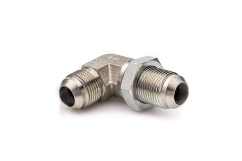 POLBERIS Knie 1 1/16'' UNF Stahl Trennwand mit Mutter 90 Grad Winkel Stahl Trennwand mit Mutter Adapter jic UN/UNF POLBERIS Knie 1 1/16'' UNF Stahl Trennwand mit Mutter 90 Grad Winkel Stahl Trennwand mit Mutter Adapter jic UN/UNF von Polberis