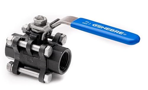 POLBERIS Kugelhahn 1" FF Gewinde gleichdurchgehend blau Griff Ball Valve Carbon Steel 150psi Threaded BSP 1000 WOG CS 2034 Kugelhahn BSP 63bar Stahl POLBERIS Kugelhahn 1" FF Gewinde gleichdurchgehend blau Griff Ball Valve Carbon Steel 150psi Threaded BSP 1000 WOG CS 2034 Kugelhahn BSP 63bar Stahl von Polberis