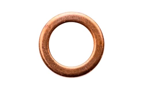 POLBERIS Kupferscheibe 18x24x1mm Dichtung für Gewindefittings Nippel Außengewinde Rost und hohe Temperatur für Automobil-Automotiv Gold POLBERIS Kupferscheibe 18x24x1mm Dichtung für Gewindefittings Nippel Außengewinde Rost und hohe Temperatur für Automobil-Automotiv Gold von Polberis