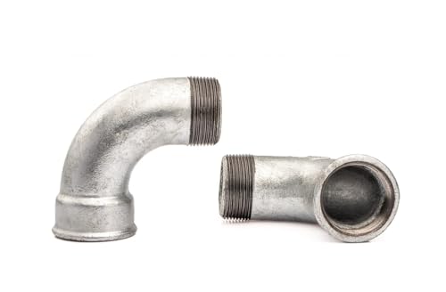 POLBERIS Kurz Bogen 1 1/2'' Gusseisen verzinkt 90 Grad GW-GZ Gussbogen verzinkt Knie Bogen 90 Grad Nippel Schraubenadapter Gleichläufig Gussnippel verzinkt POLBERIS Kurz Bogen 1 1/2'' Gusseisen verzinkt 90 Grad GW-GZ Gussbogen verzinkt Knie Bogen 90 Grad Nippel Schraubenadapter Gleichläufig Gussnippel verzinkt von Polberis