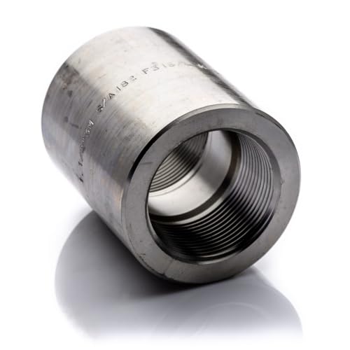 POLBERIS Mufa 3/4'' NPT 316L NPT Kl. 3000 Edelstahl dickwandiger Hochdruck 206bar Rostfrei Inox Säure POLBERIS Mufa 3/4'' NPT 316L NPT Kl. 3000 Edelstahl dickwandiger Hochdruck 206bar Rostfrei Inox Säure von Polberis