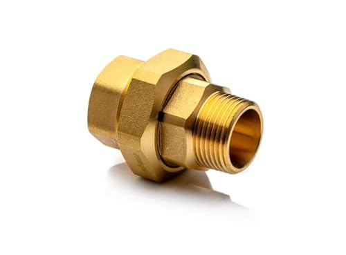 POLBERIS Nippelschraube 1 1/4'' Messing Schraubgewinde Außen-Innensechskant konisch mit Dichtung BPS Gewinde Nippelschraube - Schraube - Doppelschalter POLBERIS Nippelschraube 1 1/4'' Messing Schraubgewinde Außen-Innensechskant konisch mit Dichtung BPS Gewinde Nippelschraube - Schraube - Doppelschalter von Polberis