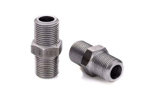 POLBERIS Nypel 1/4'' NPT P355NH kl.3000 Adapter Stahlfitting Hochdruck-Außengewinde Kegelgewinde Steel nipple POLBERIS Nypel 1/4'' NPT P355NH kl.3000 Adapter Stahlfitting Hochdruck-Außengewinde Kegelgewinde Steel nipple von Polberis