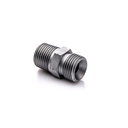 POLBERIS Nypel 1'' BSP - NPT Stahl gerade Kupplung 1'' BSP NPT Stahl Reduziernippel Reduziernippel Adapter hydraulische Industrie Hochdruck POLBERIS Nypel 1'' BSP - NPT Stahl gerade Kupplung 1'' BSP NPT Stahl Reduziernippel Reduziernippel Adapter hydraulische Industrie Hochdruck von Polberis