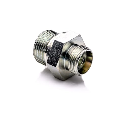 POLBERIS Nypel Metrisch 1/2'' - M18x1,5 Stahlnippel gerade BSP, Reduzierung, Adapter gerade Verschraubung Hochdruck reduction nipple POLBERIS Nypel Metrisch 1/2'' - M18x1,5 Stahlnippel gerade BSP, Reduzierung, Adapter gerade Verschraubung Hochdruck reduction nipple von Polberis