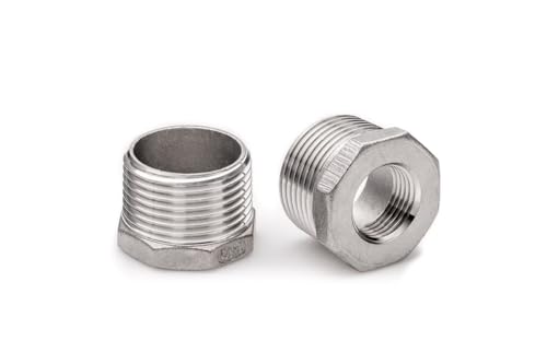 POLBERIS Reduktions2''x1'' 316 Schraubmutter Reduktion rostfrei Inox Säure BSP BSPT Sechskant hex Busch WZ GW GZ AB Adapter Gewindeadapter POLBERIS Reduktions2''x1'' 316 Schraubmutter Reduktion rostfrei Inox Säure BSP BSPT Sechskant hex Busch WZ GW GZ AB Adapter Gewindeadapter von Polberis