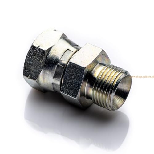 POLBERIS Reduzierstück 1/2'' - M18x1,5 Schraub-Mutterstahl gerade BSP - Metrisch, Reduzierung, Adapter gerade Schraubfitting Hochdruck reduction nipple POLBERIS Reduzierstück 1/2'' - M18x1,5 Schraub-Mutterstahl gerade BSP - Metrisch, Reduzierung, Adapter gerade Schraubfitting Hochdruck reduction nipple von Polberis
